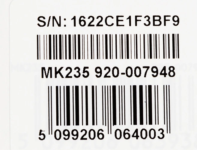 Клавиатура + мышь Logitech MK235 клав:серый мышь:серый USB беспроводная (920-007948)