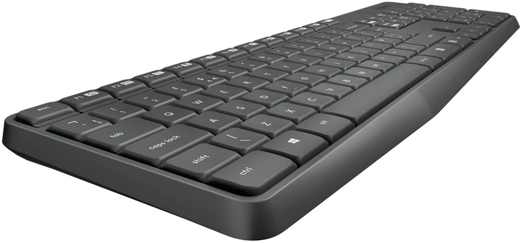 Клавиатура + мышь Logitech MK235 клав:серый мышь:серый USB беспроводная (920-007948)