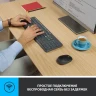 Клавиатура + мышь Logitech MK235 клав:серый мышь:серый USB беспроводная (920-007948)