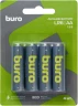 Батарея Buro Alkaline LR6 AA (4шт) блистер