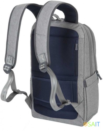 Рюкзак для ноутбука 15.6" Riva 7760 серый полиэстер женский дизайн