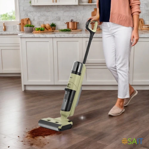 Пылесос моющий Kitfort КТ-5238-1 125Вт зеленый/черный