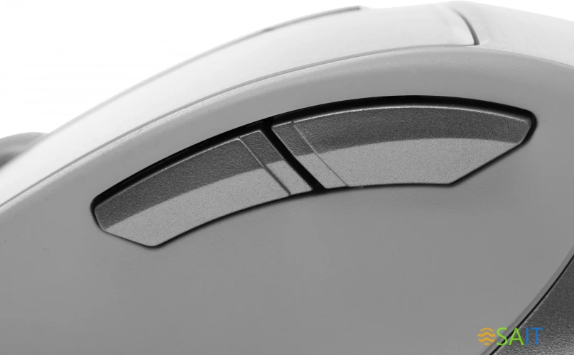 Мышь A4Tech Fstyler FG35S серебристый/белый оптическая 2000dpi silent беспров. USB 5but (FG35S USB SILVER)