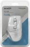Мышь A4Tech Fstyler FG35S серебристый/белый оптическая 2000dpi silent беспров. USB 5but (FG35S USB SILVER)