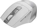 Мышь A4Tech Fstyler FG35S серебристый/белый оптическая 2000dpi silent беспров. USB 5but (FG35S USB SILVER)