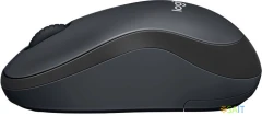 Мышь Logitech Silent M220 темно-серый/черный оптическая 1000dpi silent беспров. USB2.0 2but (910-004895)