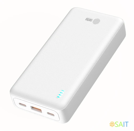 Мобильный аккумулятор Cactus CS-PBFSEA-20000 20000mAh 4.5A USB-A/2xUSB-C белый