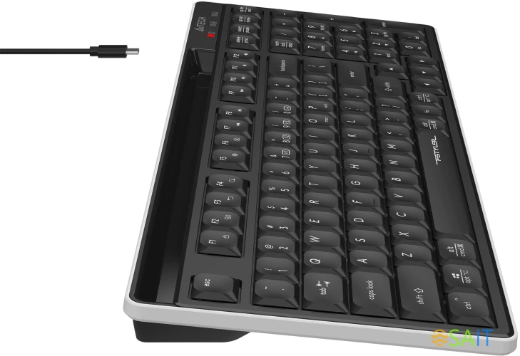 Клавиатура A4Tech Fstyler FBX70C черный USB беспроводная BT/Radio slim Multimedia (FBX70C)