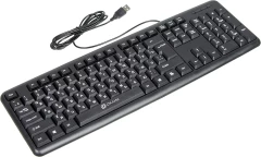 Клавиатура Оклик 180V2 черный USB (1185956)