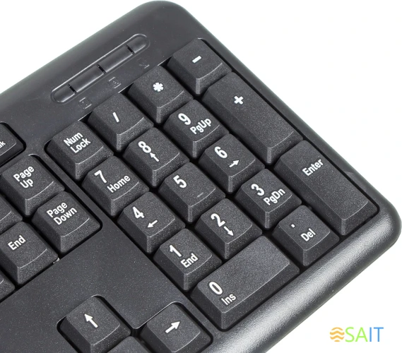 Клавиатура Оклик 180V2 черный USB (1185956)