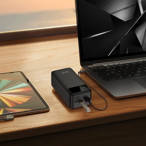 Мобильный аккумулятор Cactus CS-PBFSND-40000 40000mAh 65W 3A USB-A/USB-C черный