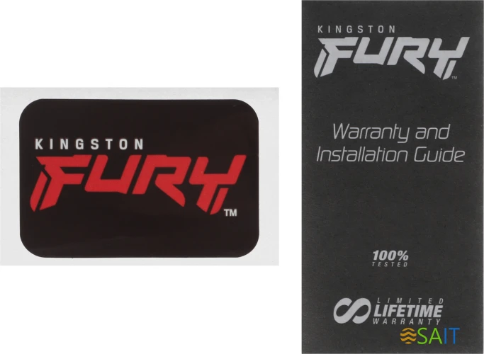 Память DDR5 4x16GB 5200MHz Kingston KF552C40BWK4-64 Fury Beast RTL Gaming PC5-41600 CL40 DIMM 288-pin 1.25В kit single rank с радиатором Ret