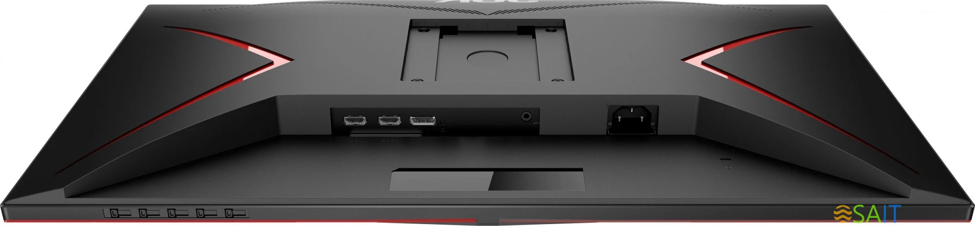 Монитор AOC 27" Q27G2E черный/красный VA LED 1ms 16:9 HDMI матовая 3000:1 250cd 178гр/178гр 2560x1440 155Hz FreeSync Premium DP 2K 4.43кг