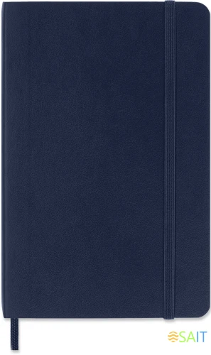 Блокнот Moleskine CLASSIC SOFT QP613B20 Pocket 90x140мм 192стр. нелинованный мягкая обложка синий сапфир
