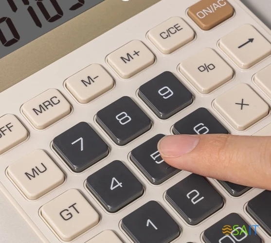 Калькулятор настольный Deli EM309 кремовый 12-разр.