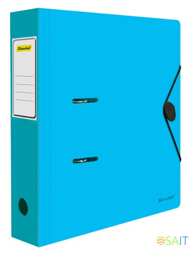 Папка-регистратор Silwerhof 355052 A4 70мм полифом голубой