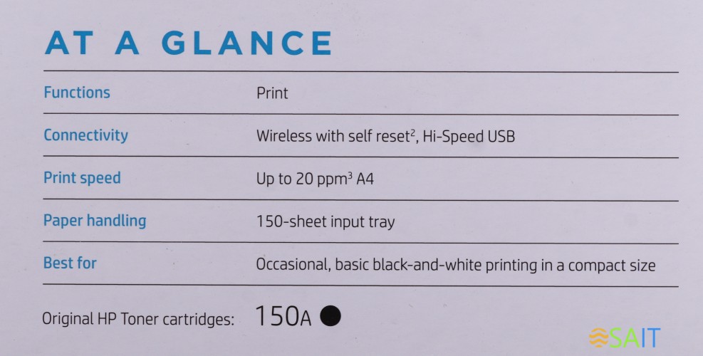 Принтер лазерный HP LaserJet M111w (7MD68A) A4 WiFi белый