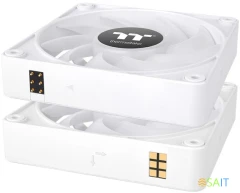 Вентилятор для корпуса Thermaltake CT120 EX Reverse ARGB 120х120x25 белый 4-pin 31.2дБ (упак.:3шт) (CL-F194-PL12SW-A) Ret