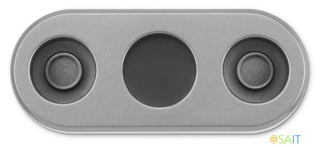 Триммер Hyundai H-HT6010 графитовый/черный (насадок в компл:3шт)