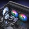 Система водяного охлаждения Thermaltake TH280 V2 Ultra ARGB Soc-AM5/AM4/1200/1700/1851 черный 4-pin 34.7dB Al+Cu LCD Ret (CL-W385-PL14SW-A)