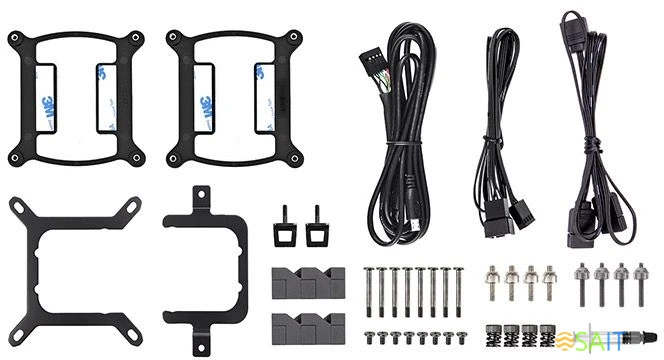 Система водяного охлаждения Thermaltake TH280 V2 Ultra ARGB Soc-AM5/AM4/1200/1700/1851 черный 4-pin 34.7dB Al+Cu LCD Ret (CL-W385-PL14SW-A)