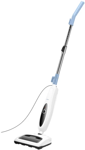 Швабра паровая Kitfort КТ-3912 1300Вт белый/голубой