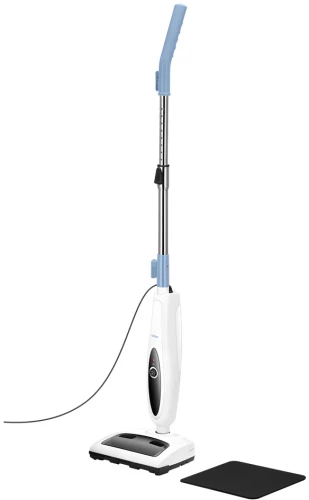 Швабра паровая Kitfort КТ-3912 1300Вт белый/голубой