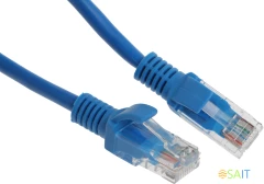 Патч-корд Premier PP12-0.25M/B 1000Гбит/с UTP 4 пары cat.5E CCA molded 0.25м синий RJ-45 (m)-RJ-45 (m)