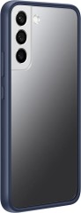 Чехол (клип-кейс) Samsung для Samsung Galaxy S22+ Frame Cover темно-синий/прозрачный (EF-MS906CNEGRU)