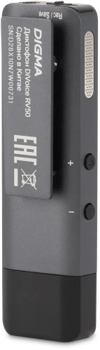 Диктофон Цифровой Digma DiVoice RV50 8Gb черный