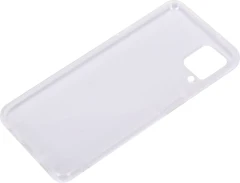 Чехол (клип-кейс) BoraSCO для Samsung Galaxy A12/M12 Silicone Case прозрачный