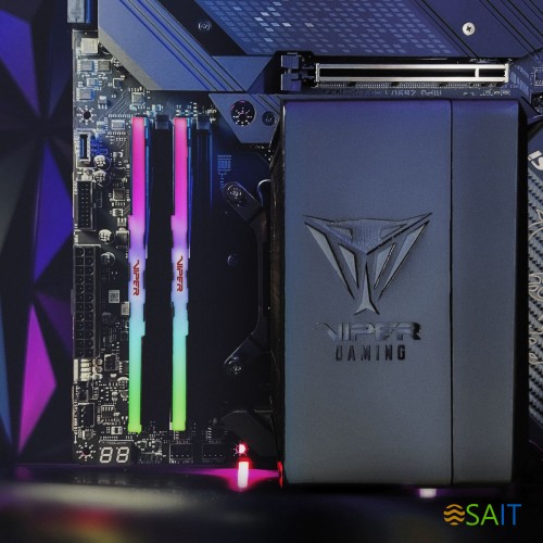 Память DDR5 2x16Gb 6800MHz Patriot PVVR532G680C34K Viper Venom RGB RTL Gaming PC5-54400 CL34 DIMM 288-pin 1.4В kit с радиатором Ret