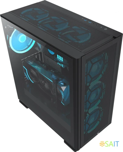 Корпус Formula Air Power G5 EX черный без БП ATX 5x120mm 3x140mm 2xUSB3.0 audio bott PSU