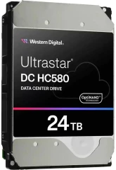 Жесткий диск WD SATA-III 24TB 0F65101 WUH722424ALE604 Server Ultrastar DC HC580 4KN (7200rpm) 512Mb 3.5"