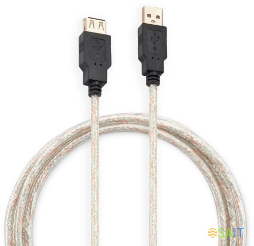 Кабель-удлинитель Buro USB2.0-AM-AF-S USB A(m) USB A(f) 1.8м