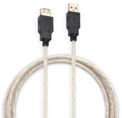 Кабель-удлинитель Buro USB2.0-AM-AF-S USB A(m) USB A(f) 1.8м