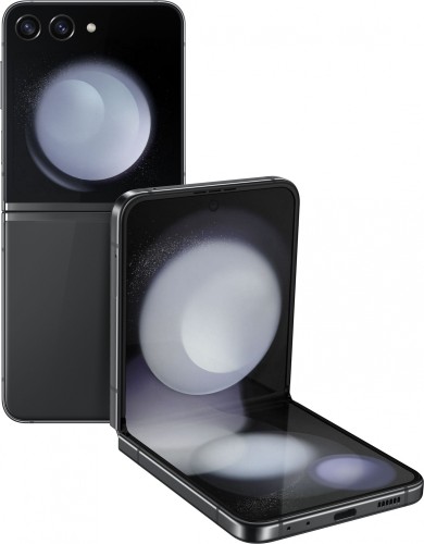 Смартфон Samsung SM-F731B Galaxy Z Flip 5 512Gb 8Gb графит раскладной 3G 4G 1Sim 6.7" 1080x2640 Android 13 12Mpix 802.11 a/b/g/n/ac/ax NFC GPS GSM900/1800 GSM1900 Protect