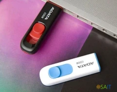 Флеш Диск A-Data 32Gb Classic C008 AC008-32G-RKD USB2.0 красный/черный