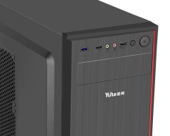 Корпус Accord JP-II черный без БП ATX 6x120mm 2xUSB2.0 1xUSB3.0 audio