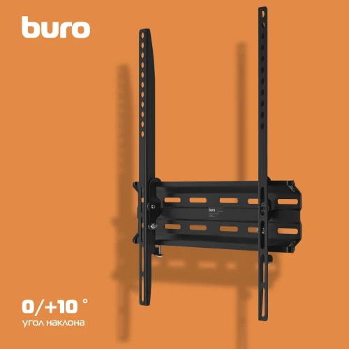 Кронштейн для телевизора Buro TL3 черный 32"-65" макс.35кг настенный наклон