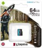 Флеш карта microSDXC 64GB Kingston SDCG3/64GBSP Canvas Go! Plus w/o adapter