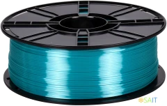 Пластик для принтера 3D Cactus CS-3D-PLA-1KG-S-CYAN PLA SILK d1.75мм 1кг L326м 1цв.