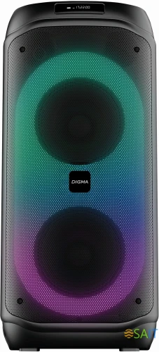 Минисистема Digma D-MC1722 черный 60Вт FM USB BT micro SD