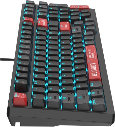 Клавиатура A4Tech Bloody AT98 механическая черный/красный USB for gamer LED (AT98)
