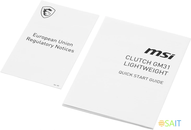 Мышь MSI Clutch GM31 Lightweight черный оптическая 12000dpi USB 4but (S12-0402080-CLA)