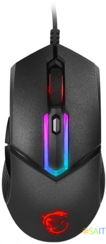 Мышь MSI Clutch GM30 черный оптическая 6200dpi USB2.0 6but (S12-0401850-D22)