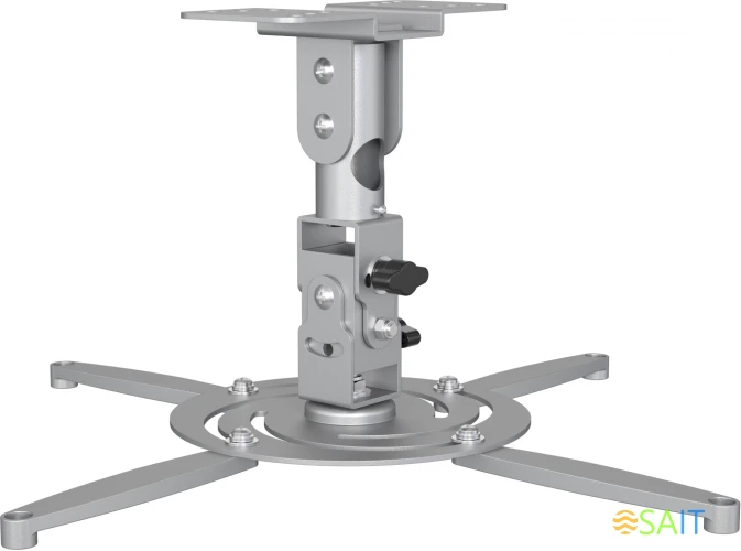 Кронштейн для проектора Cactus CS-VM-PR04-AL серебристый макс.22кг потолочный поворот и наклон