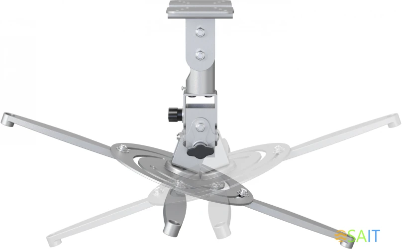 Кронштейн для проектора Cactus CS-VM-PR04-AL серебристый макс.22кг потолочный поворот и наклон