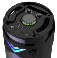 Минисистема Hyundai H-MC180 черный 80Вт FM USB BT SD/MMC