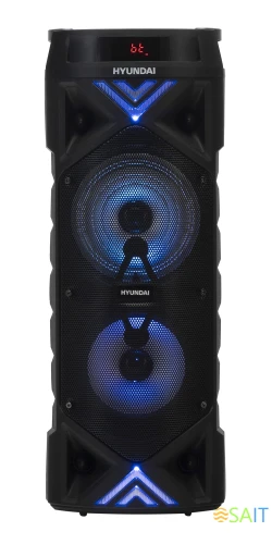 Минисистема Hyundai H-MC180 черный 80Вт FM USB BT SD/MMC